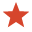 Five-pointed star (raster, scaled up — notice the blurry or blocky edges)